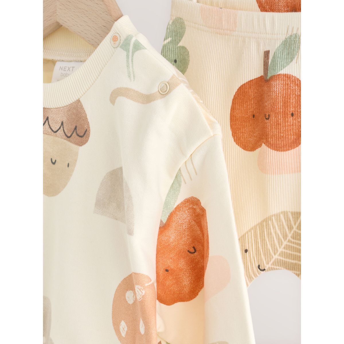 Ensemble sweat et legging bébé imprimé automnal neutre, NEXT