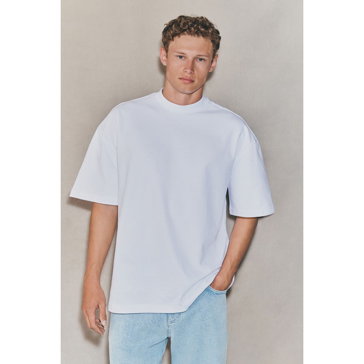 T-shirt épais edit blanc, NEXT
