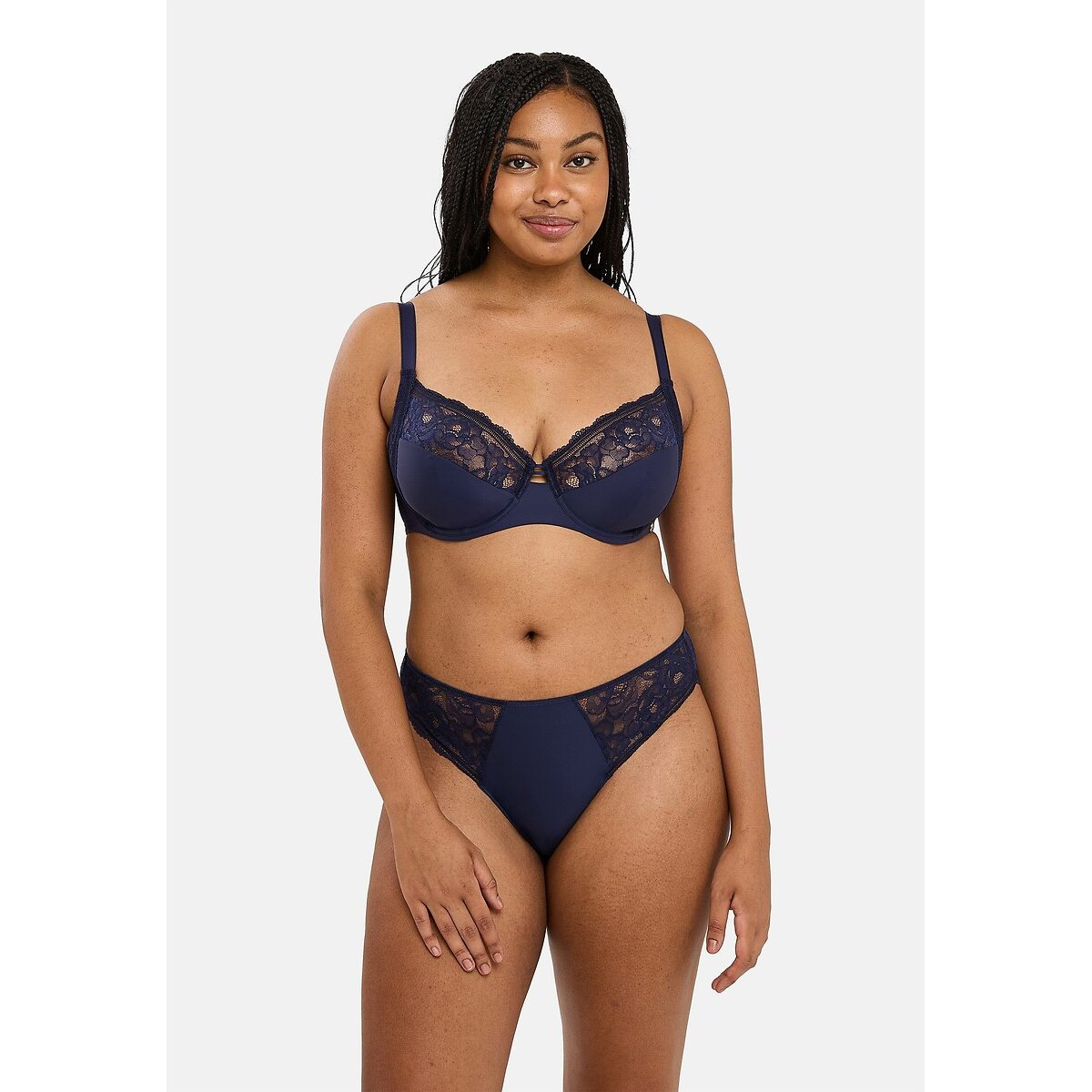 Slip Lily bleu marine, SANS COMPLEXE