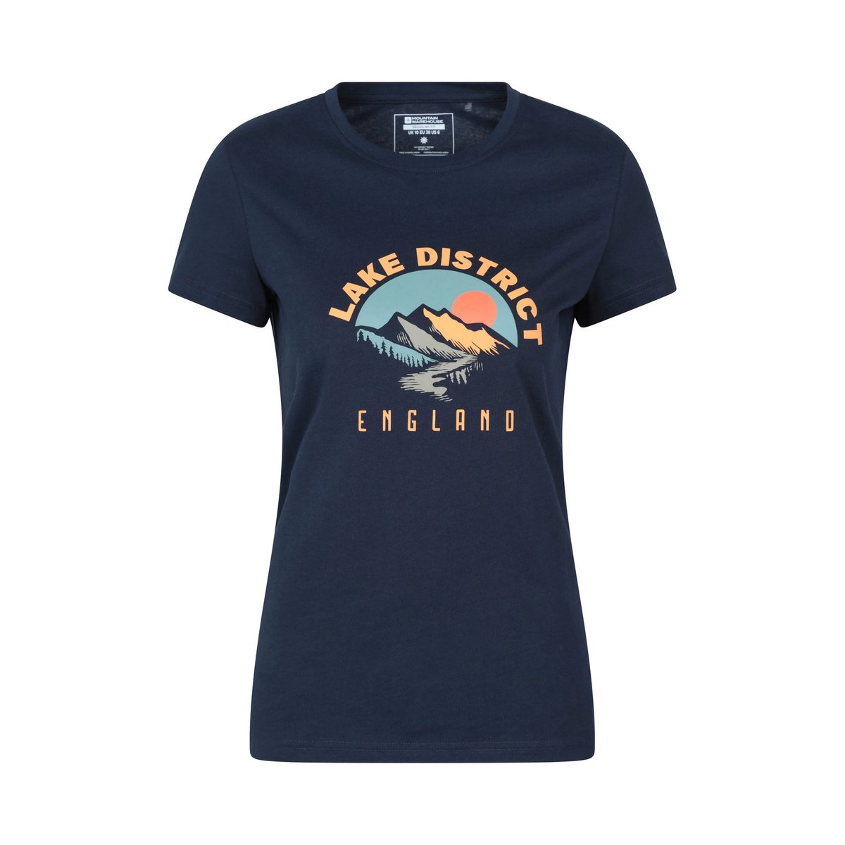 T-shirt LAKE DISTRICT bleu marine, MOUNTAIN WAREHOUSE