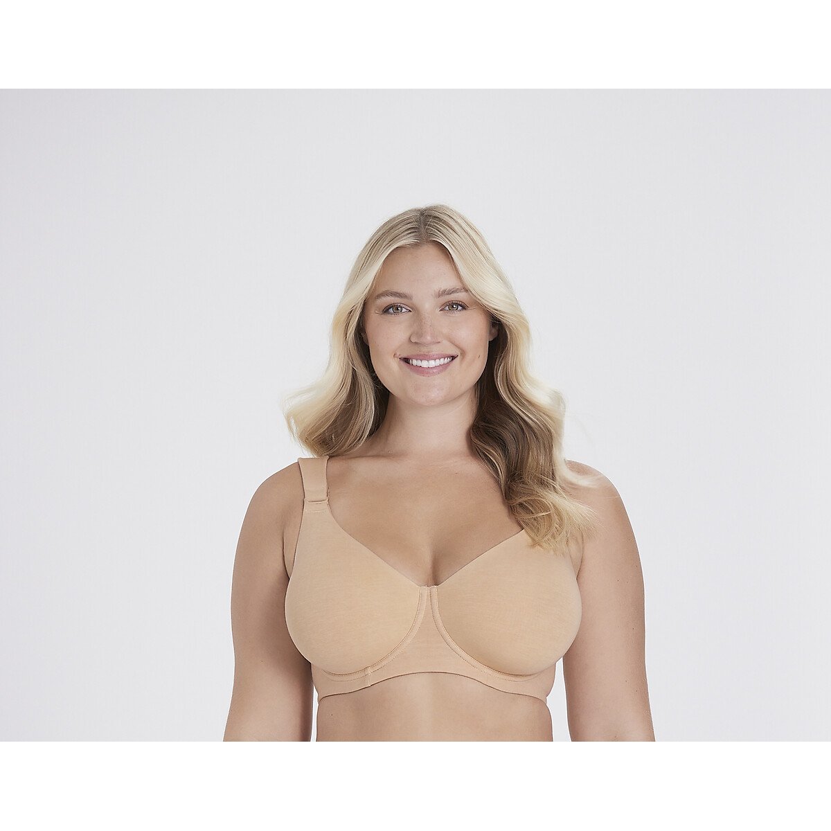 Sujetador de algodón moldeado COTTON beige              , MISS MARY OF SWEDEN