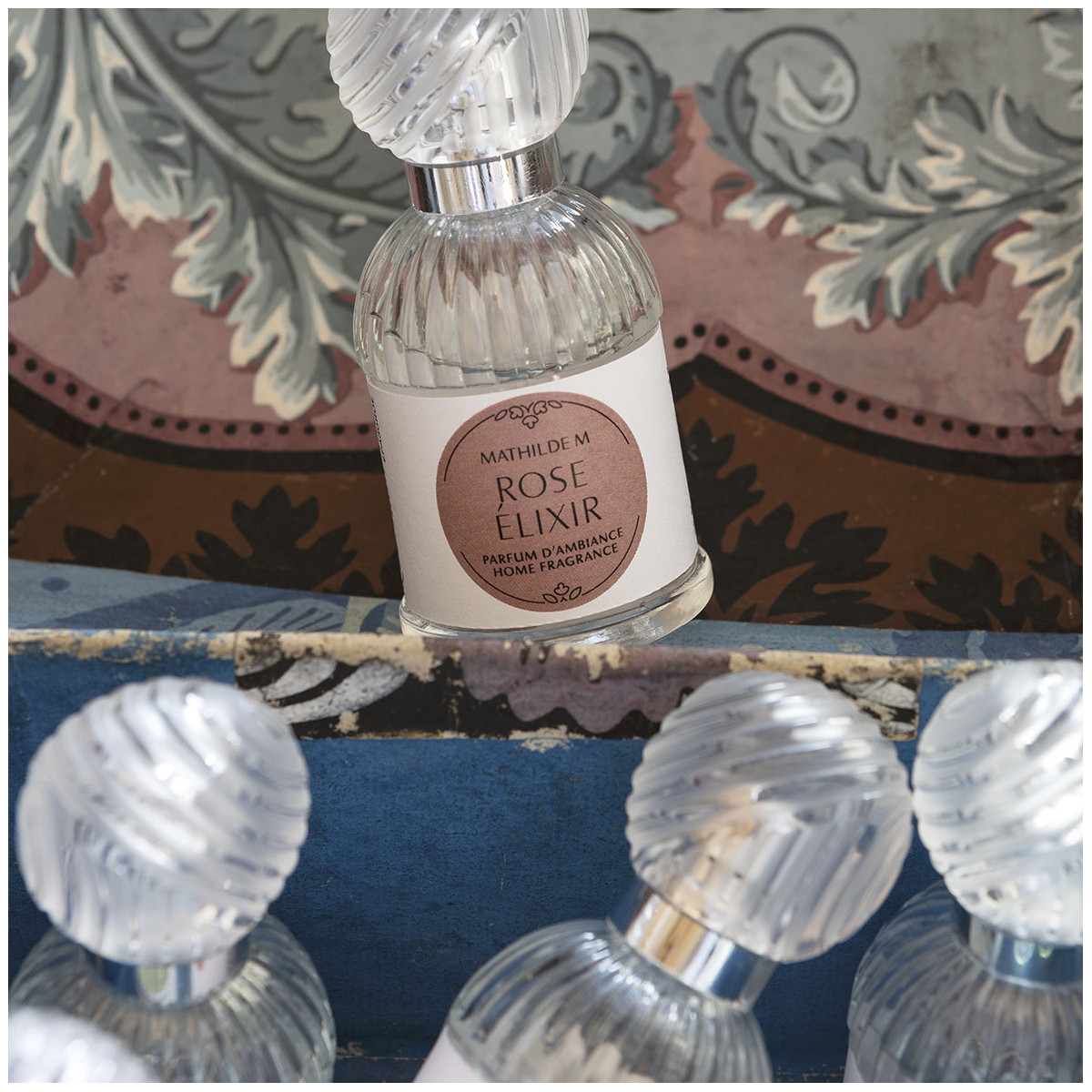 Parfum d'ambiance 30 ml - Rose Élixir transparent, MATHILDE M