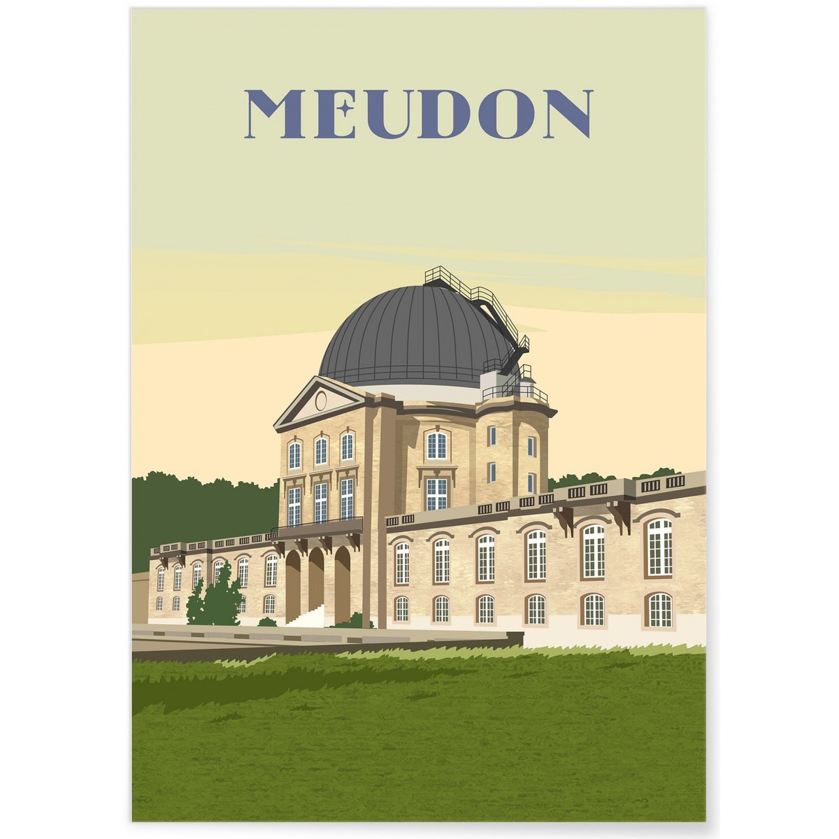 Affiche ville Meudon blanc, L'AFFICHERIE