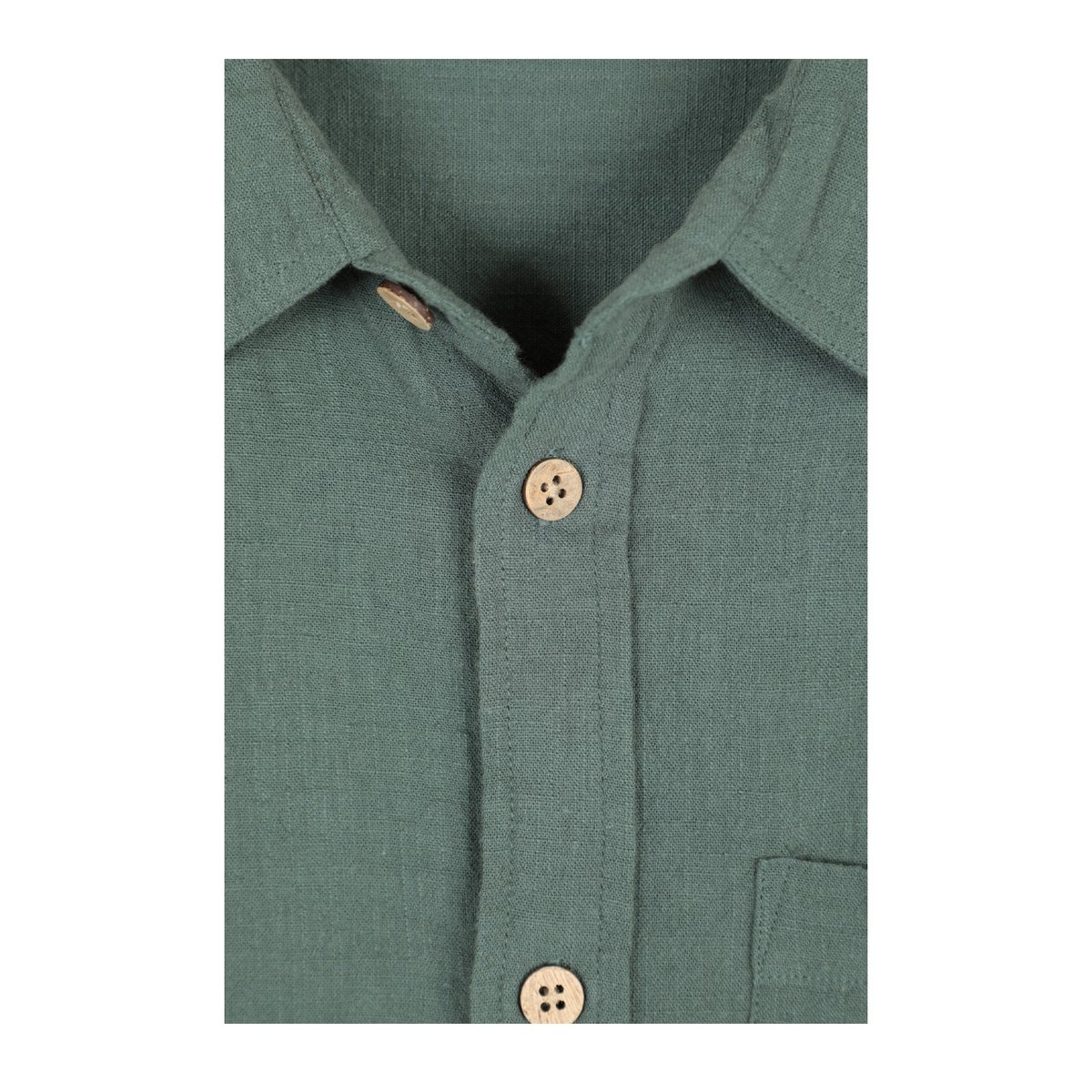 Chemise manches courtes motif/style texturé PALM vert, MOUNTAIN WAREHOUSE