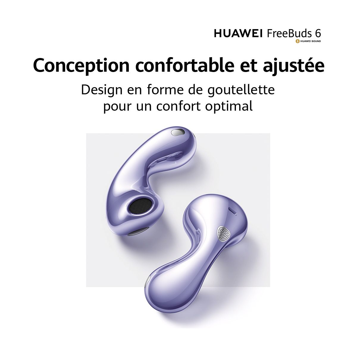 Ecouteurs Freebuds 6 Blanc blanc, HUAWEI