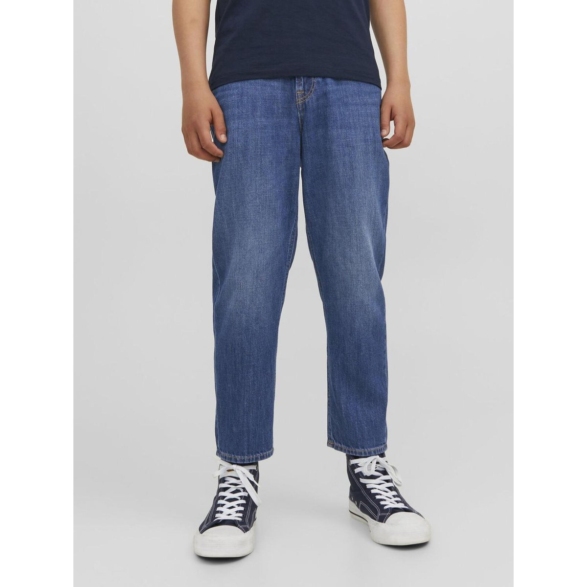 Jean À Coupe Large blue denim, JACK & JONES JUNIOR