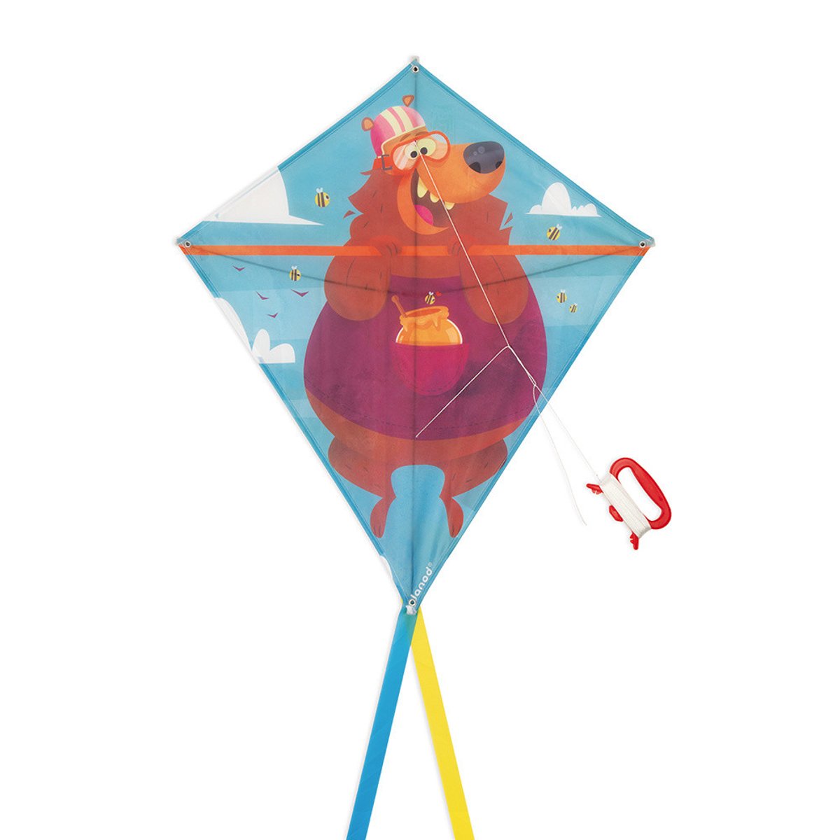 Cerf-volant Ours, Jeu De Plein Air multicolore, JANOD