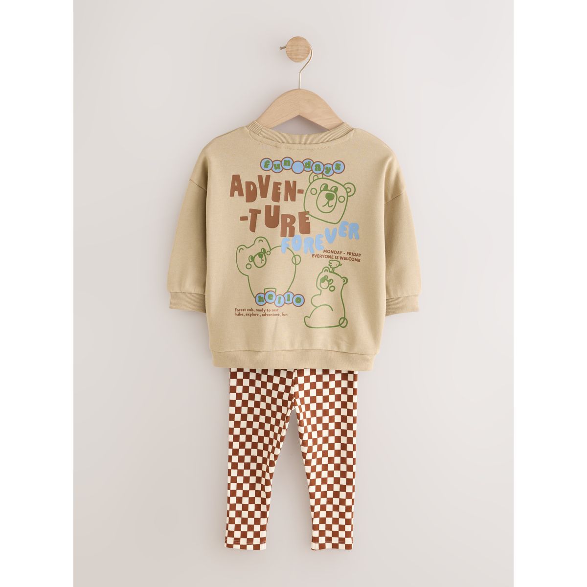 Ensemble sweat et legging, 2 pièces naturel, NEXT
