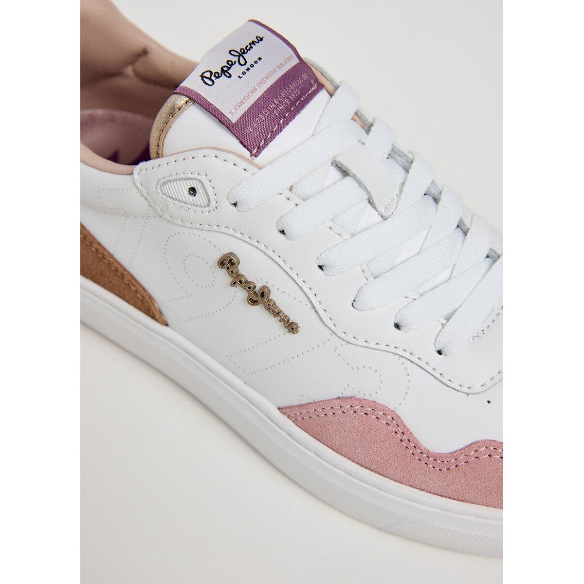 Baskets Camden Sweet blanc, PEPE JEANS