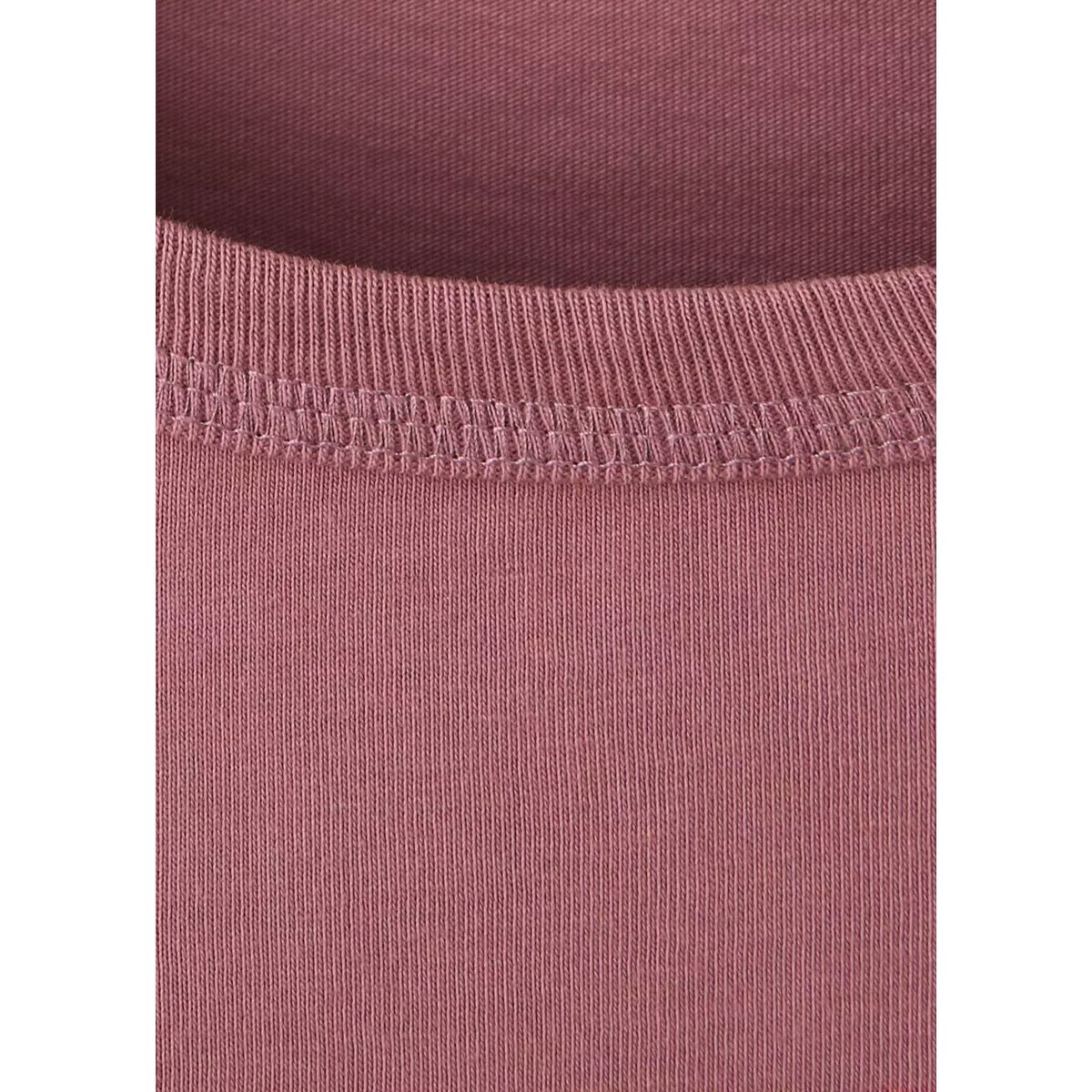 T-shirt coton manches courtes bordeaux, MANGO TEEN
