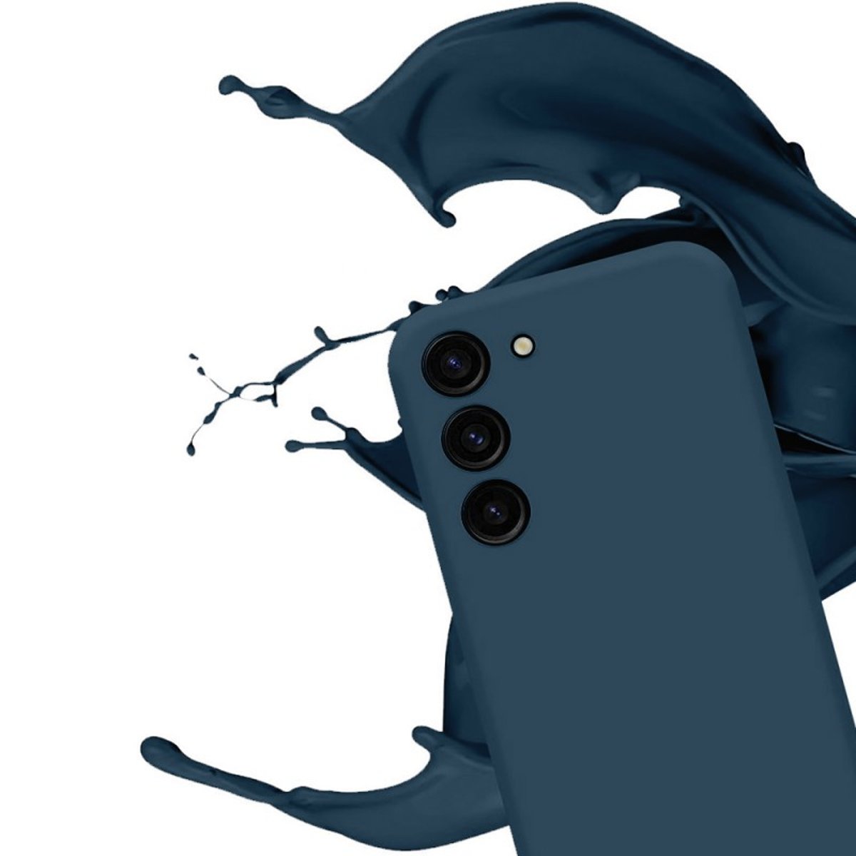 Coque Galaxy S23 antichoc + 2 vitres bleu, EVETANE