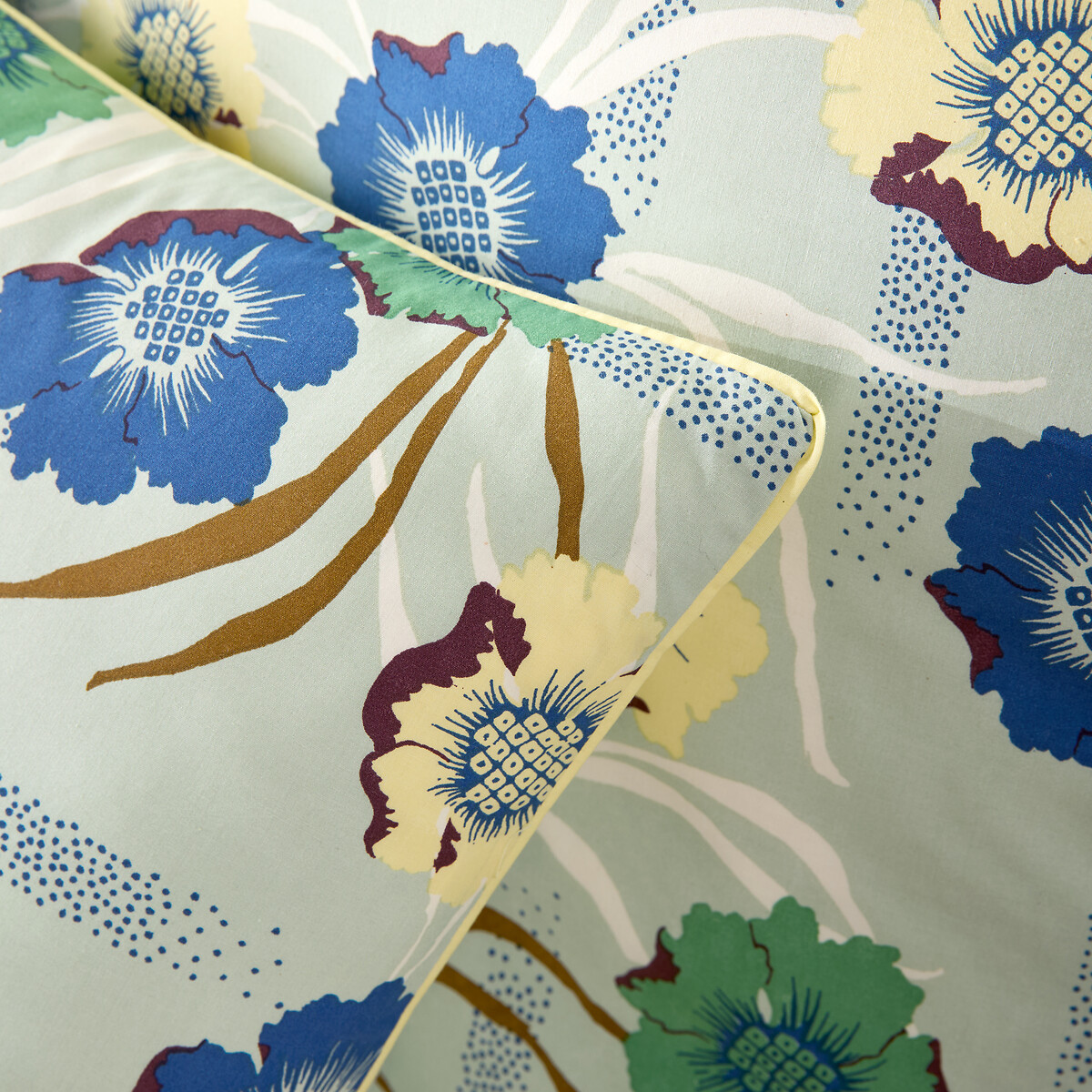 Taie d'oreiller en percale de coton, imprimé fleurs, MOWAN imprimé, LA REDOUTE INTERIEURS