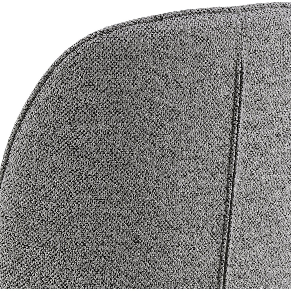 Chaise rembourrée collection CALDERS gris et bois clair, RECOLLECTION