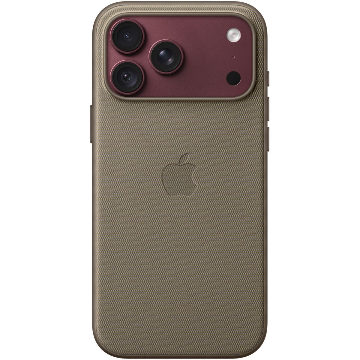 Coque iPhone 18 Pro Max TechWoven Taupe Magsaf couleur unique, APPLE
