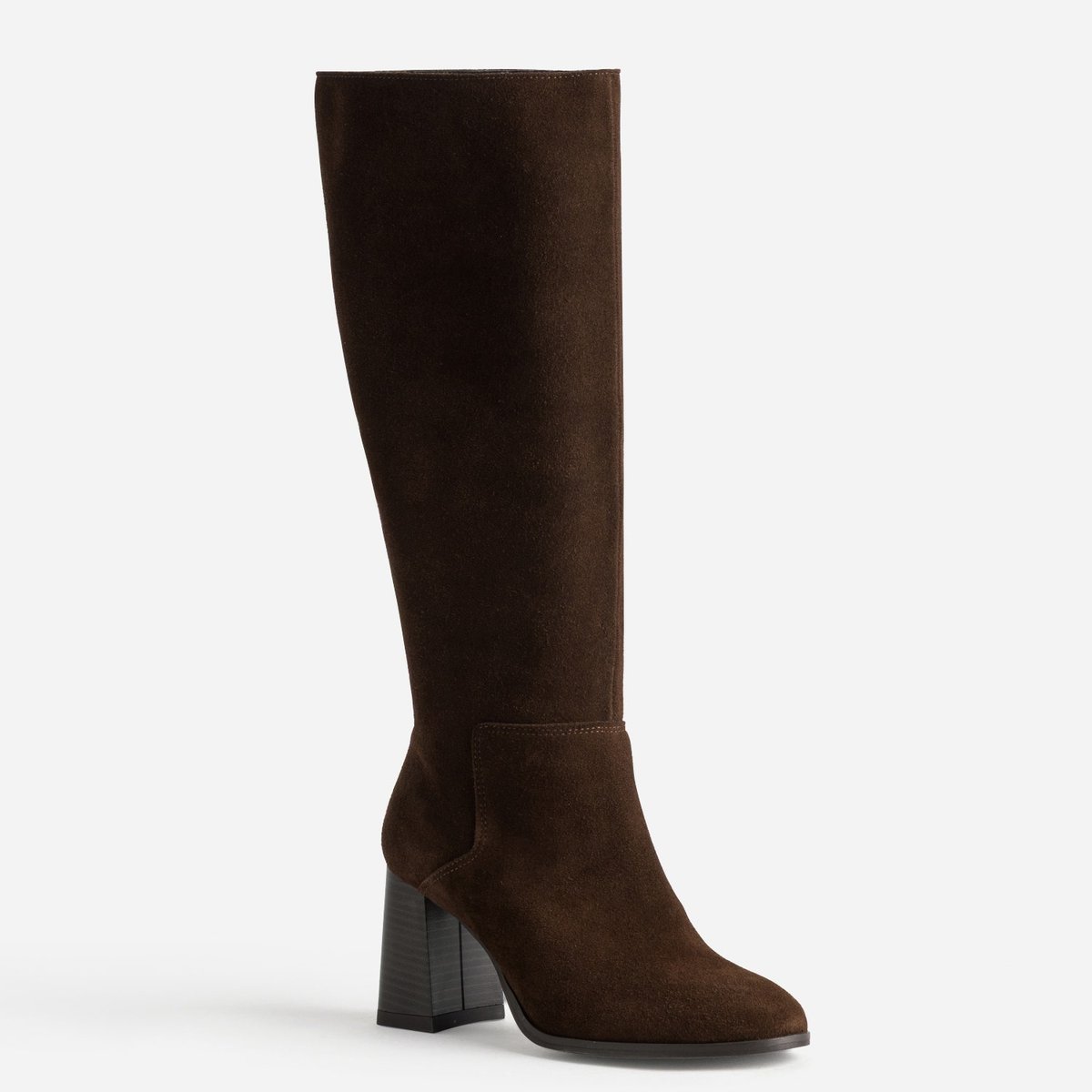 Botte À Talon en cuir MAHAUT chocolat, ERAM