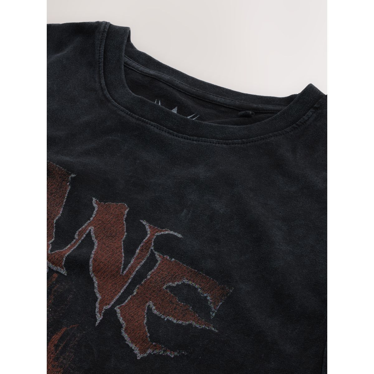 T-shirt décontracté à motif wwe sous licence kane noir, NEXT