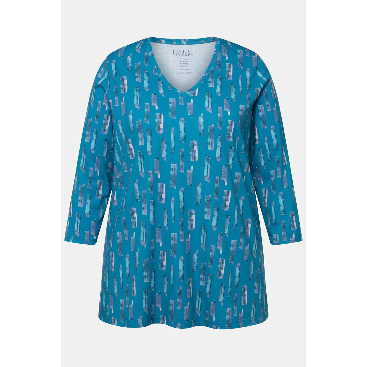 T-shirt long marine, ULLA POPKEN