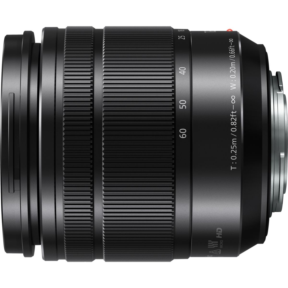 Objectif pour Hybride 12-60mm f3.5-5.6 ASPH noir, PANASONIC