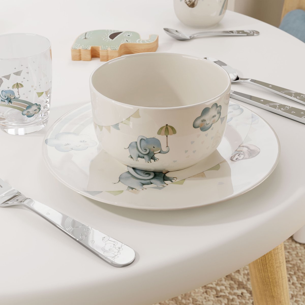 Assiette Pour Enfant BOHO KIDS couleur unique, VILLEROY & BOCH