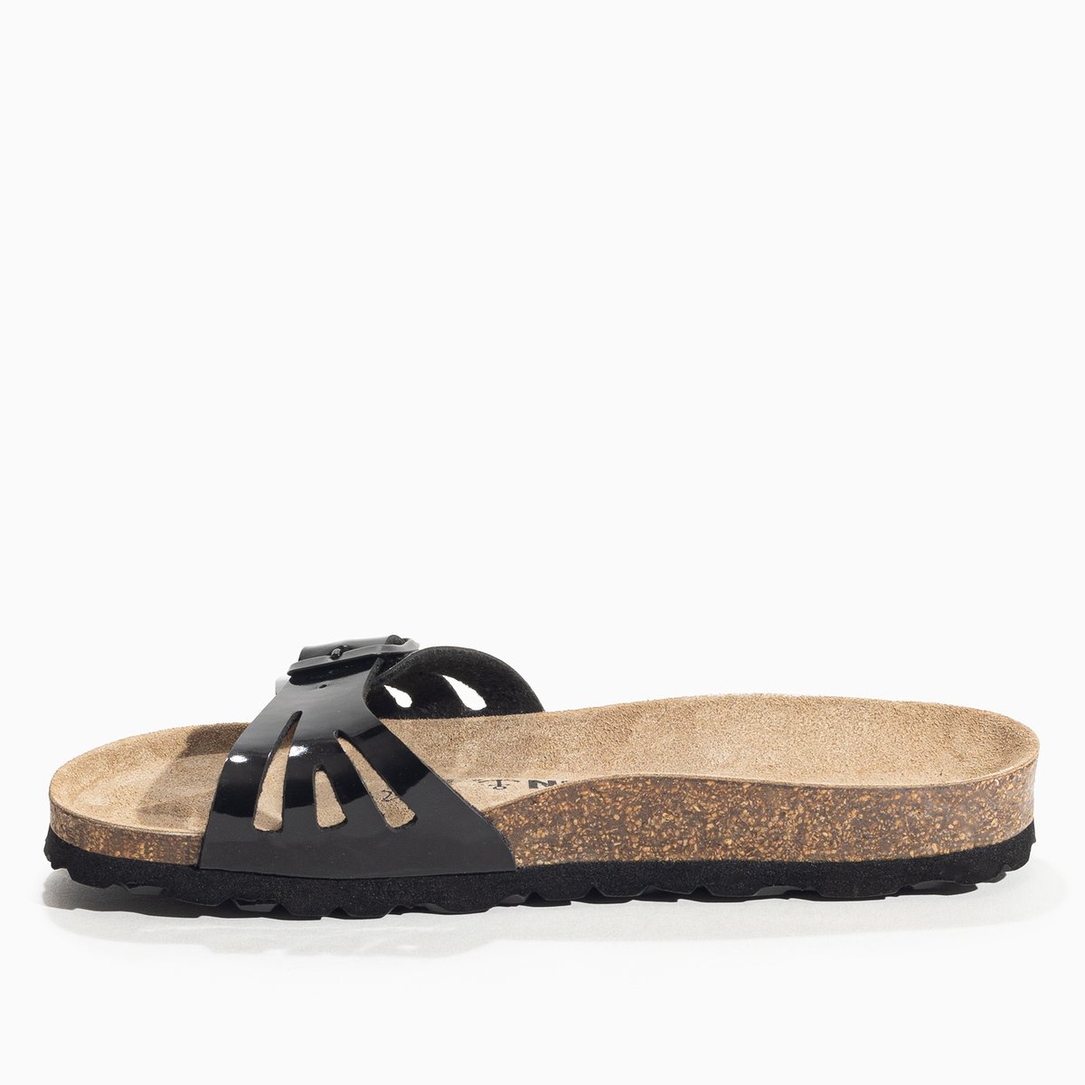 Sandales VELOURS noir, BAYTON