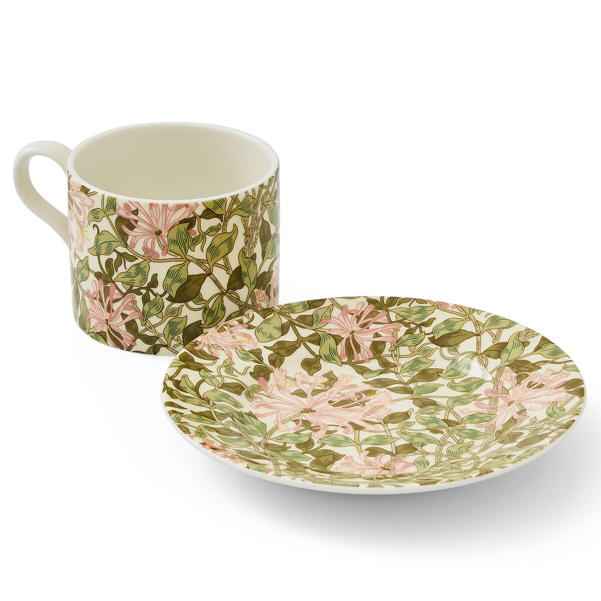 Morris & Co. Honeysuckle Teacup & Saucer multi-coloured, MORRIS & CO.