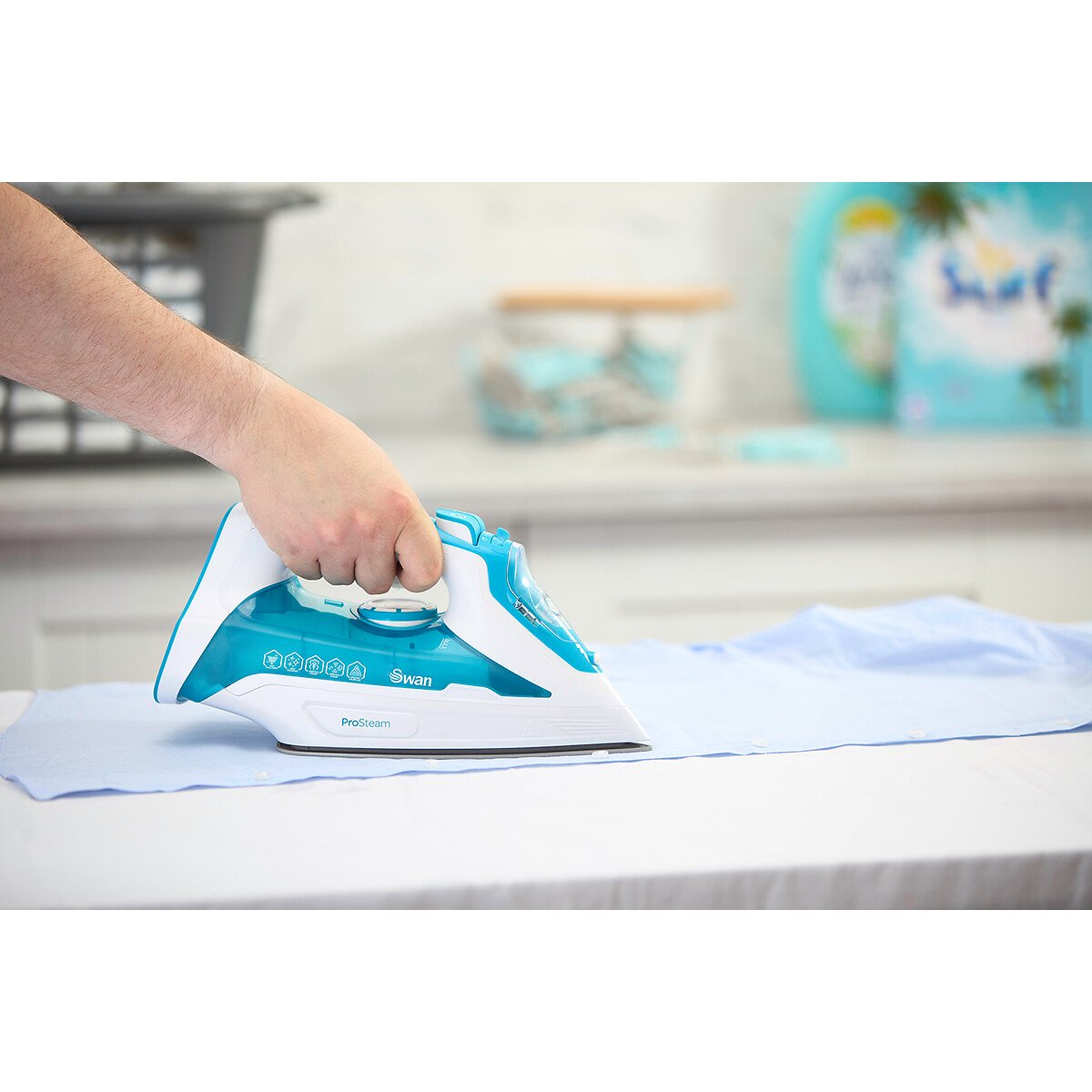 3000W Steam Iron - SI12055 white, SWAN