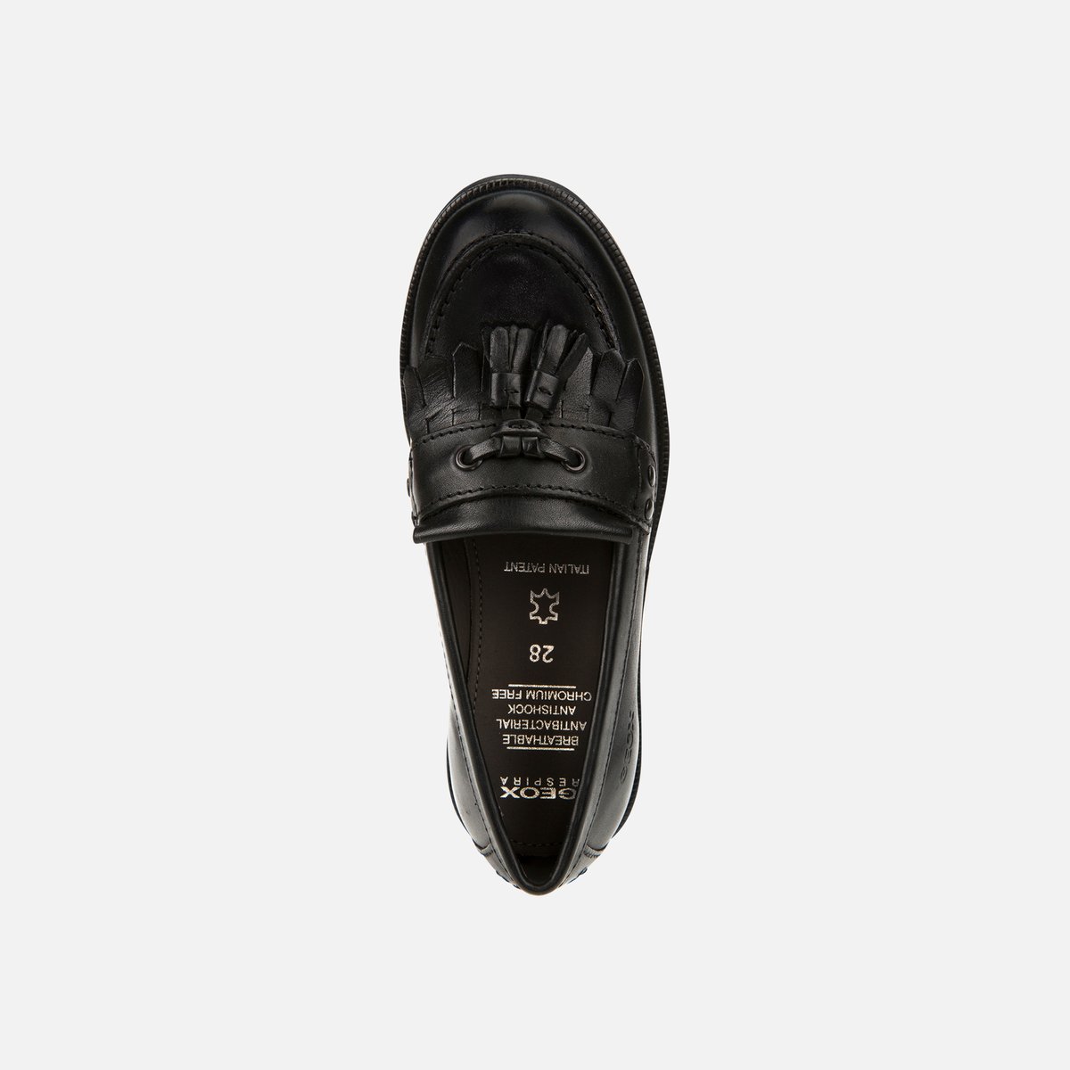 Derbies Jr Agata noir, GEOX