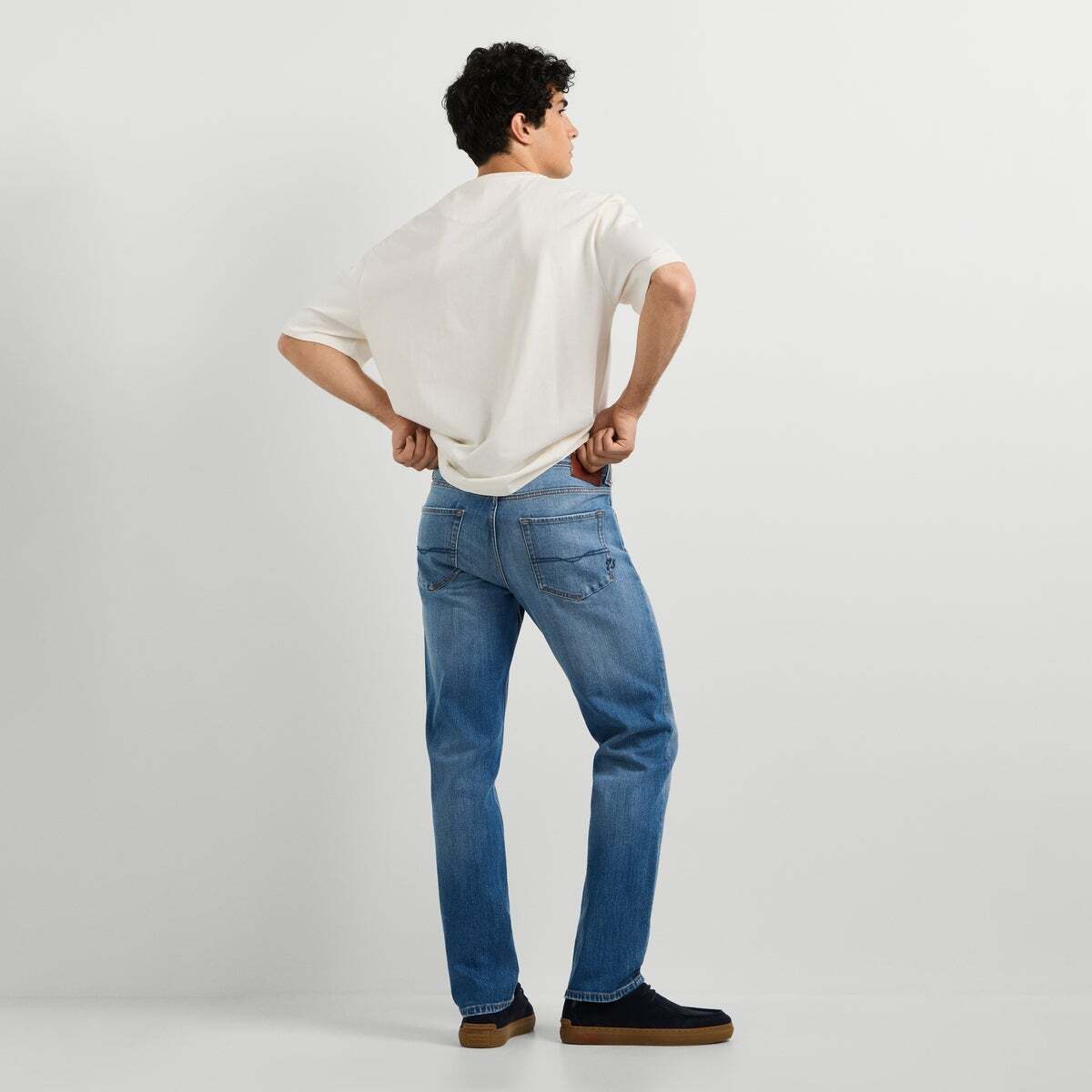Cash Brit - Jean Coupe Regular, Taille Normale 12 oz bleu stretch denim, PEPE JEANS