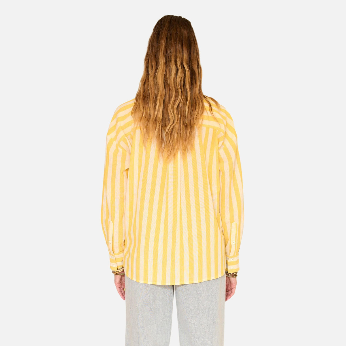 Chemise CURTIS jaune soleil, MKT STUDIO