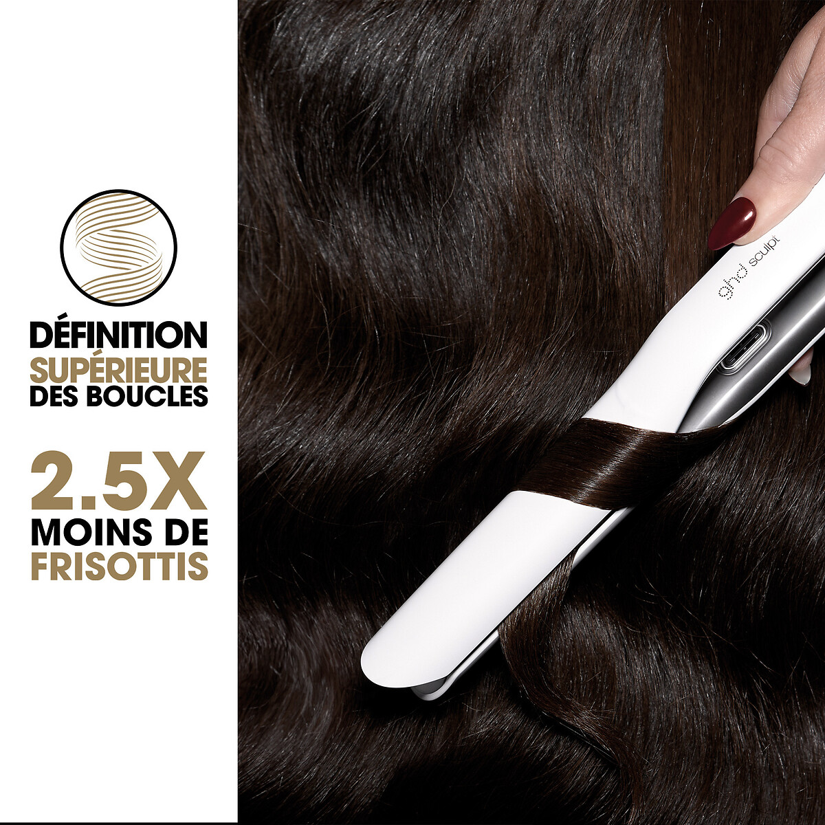 Lisseur interactif Sculpt blanc, GHD
