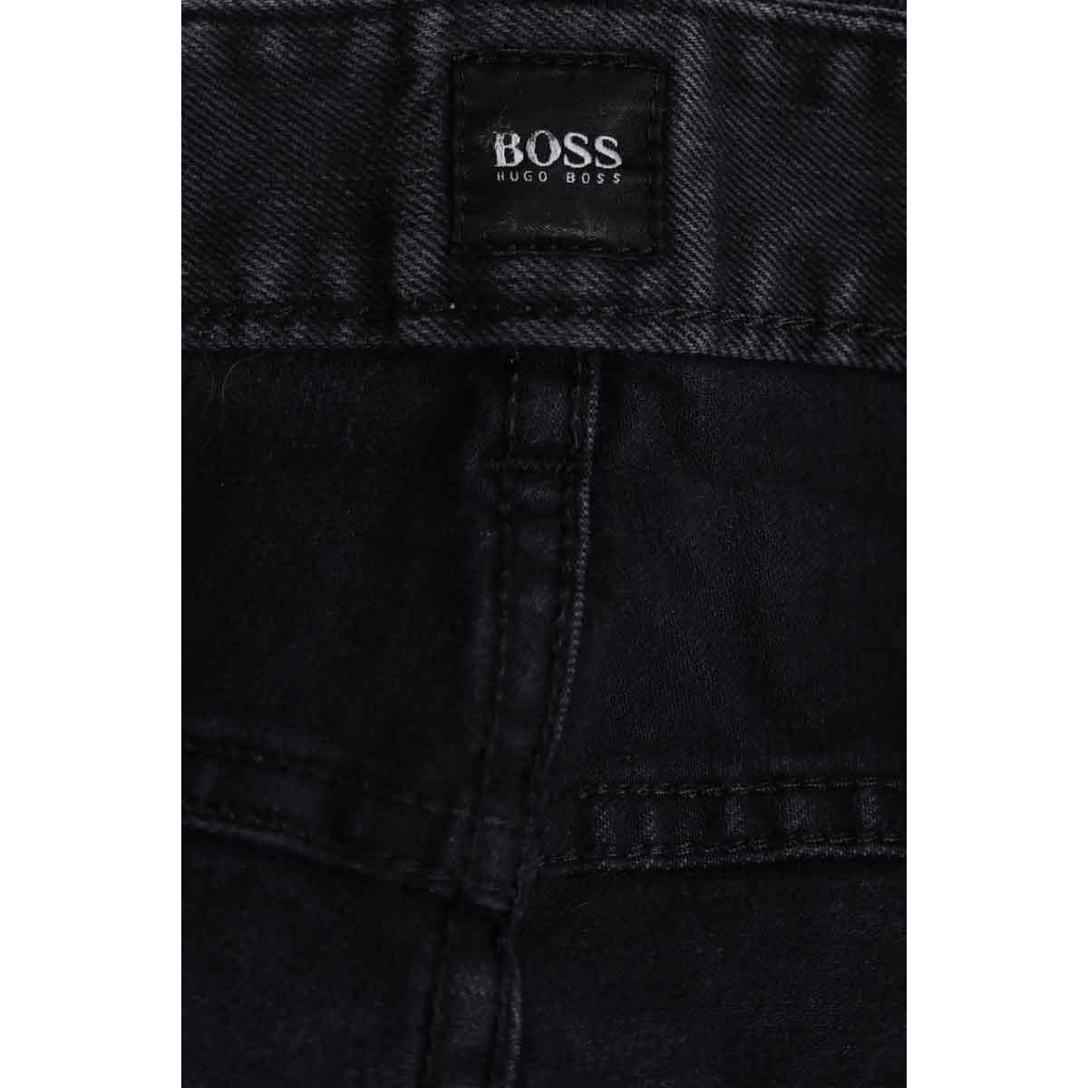 Jean droit - Très Bon État noir, HUGO BOSS