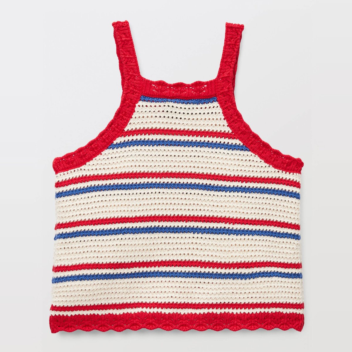 Top en crochet butter cream, MONOPRIX