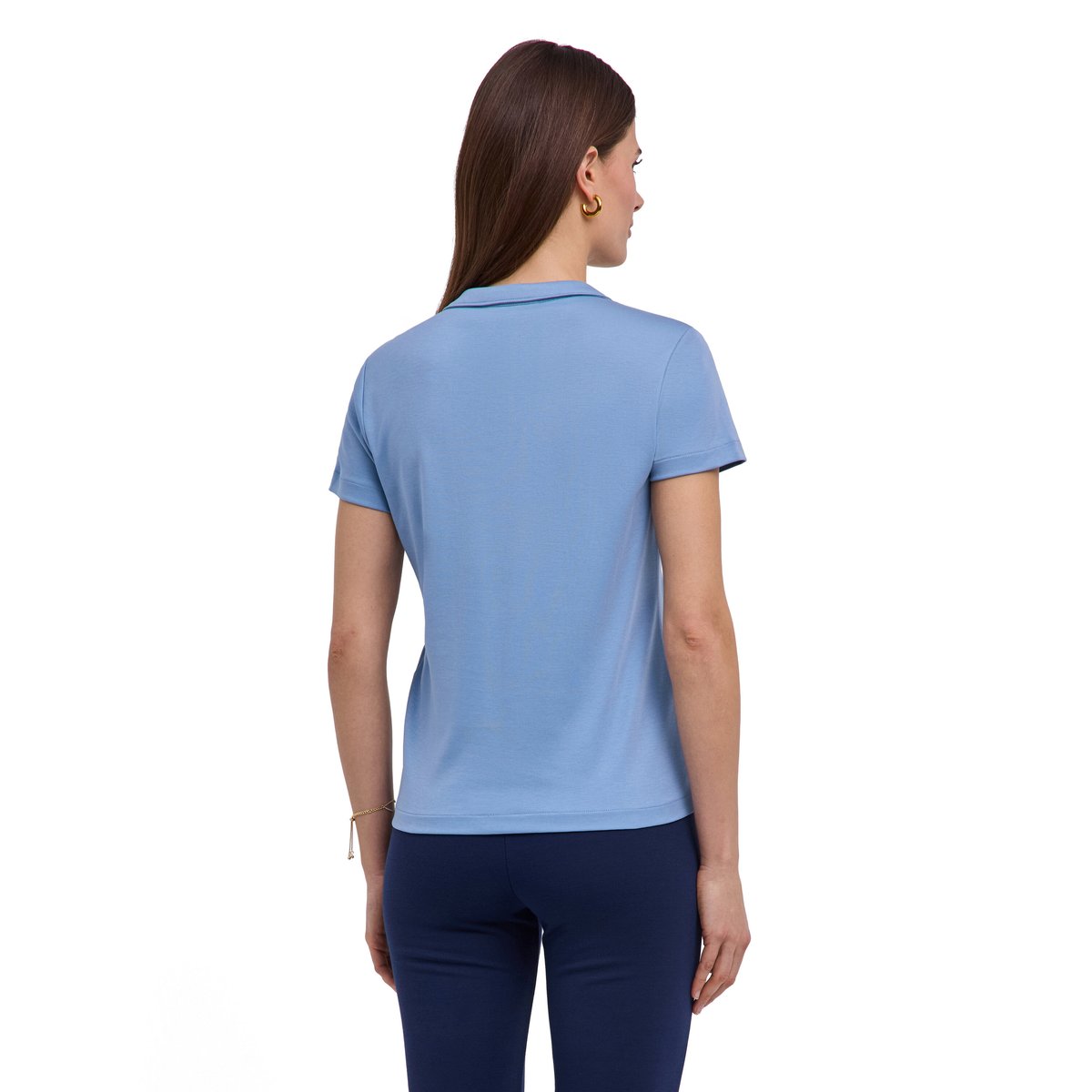 T-Shirt Lyocell Balance sky blue (6876), FALKE