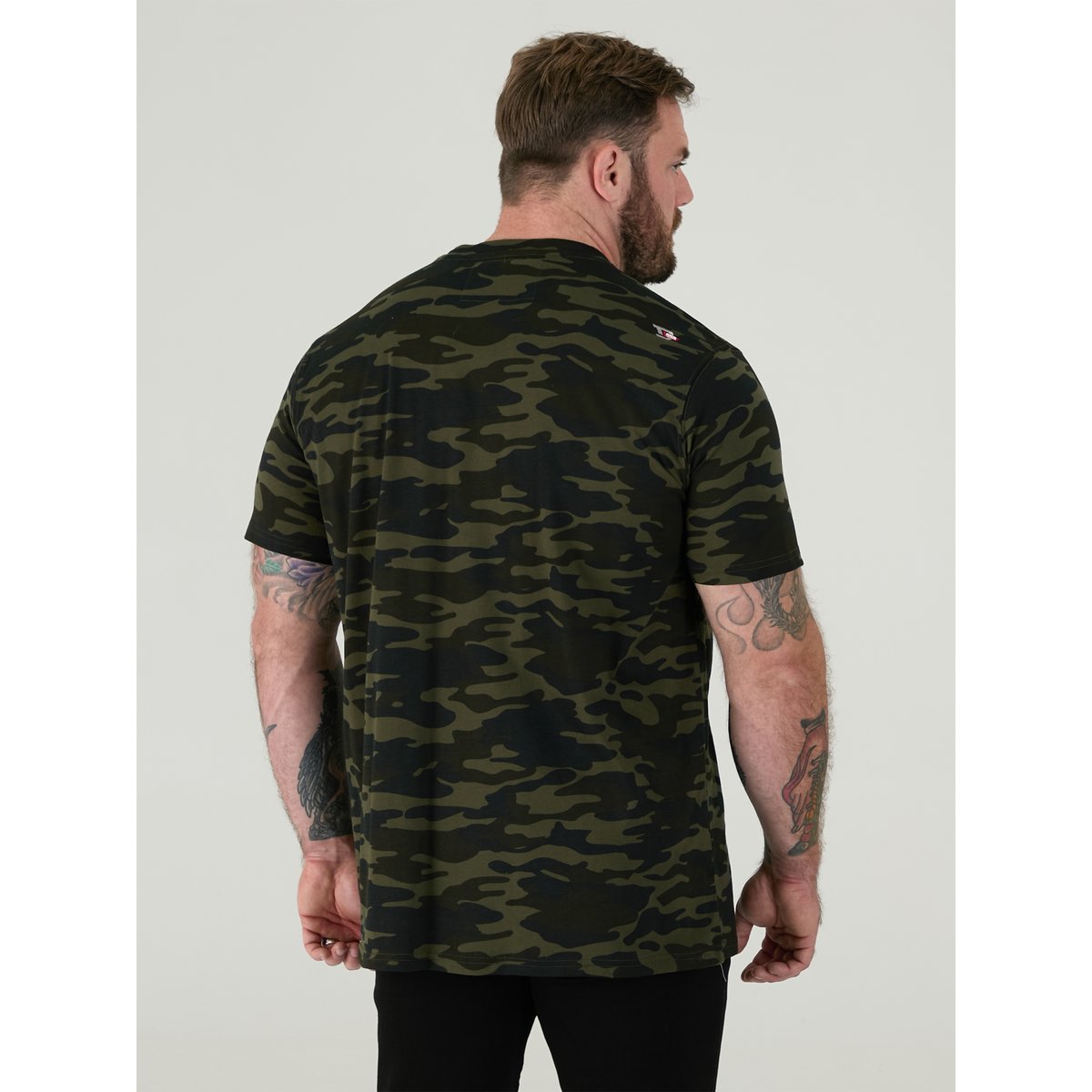 T-shirt manches courtes motif/style camouflage GASTON camouflage jungle, DUKE