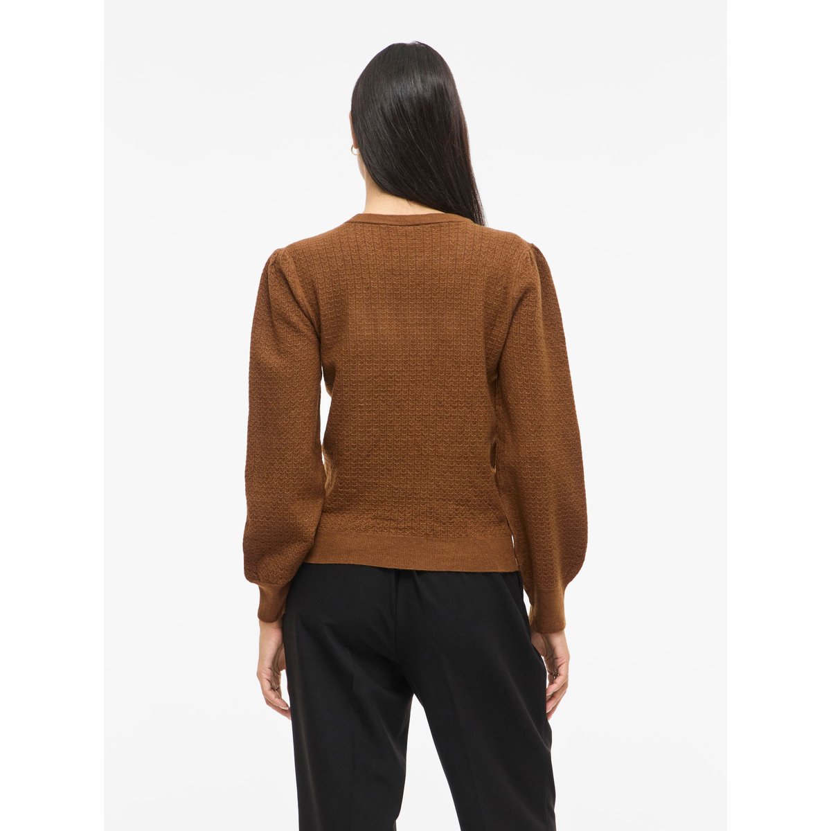 Pull En Maille chocolate brown, VILA