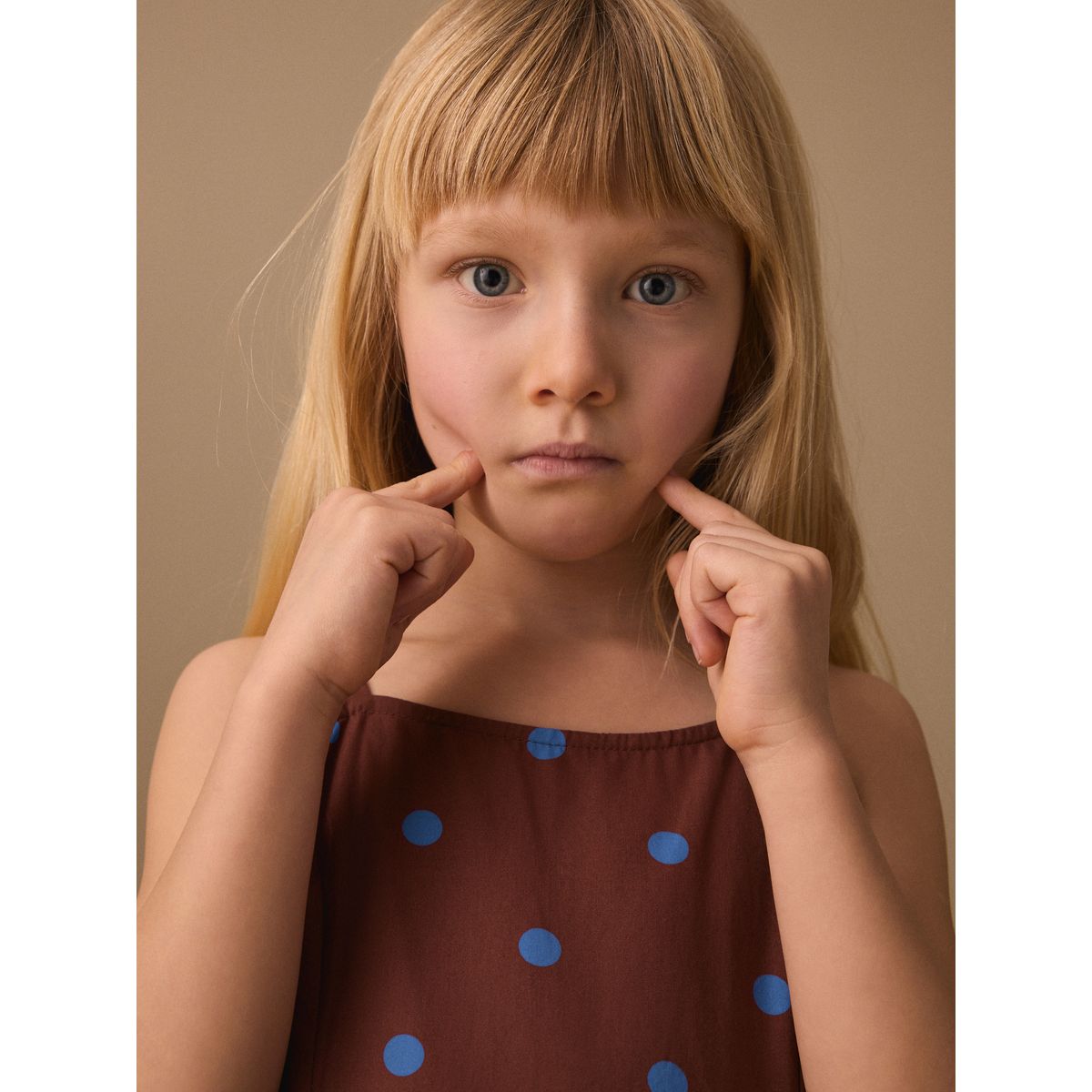 Robe à liens tache brun chocolat, NEXT