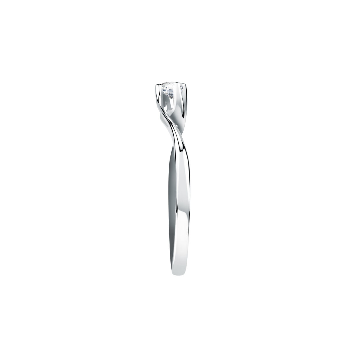 Bague en or blanc 750 B-CLASSIC argent, BLUESPIRIT