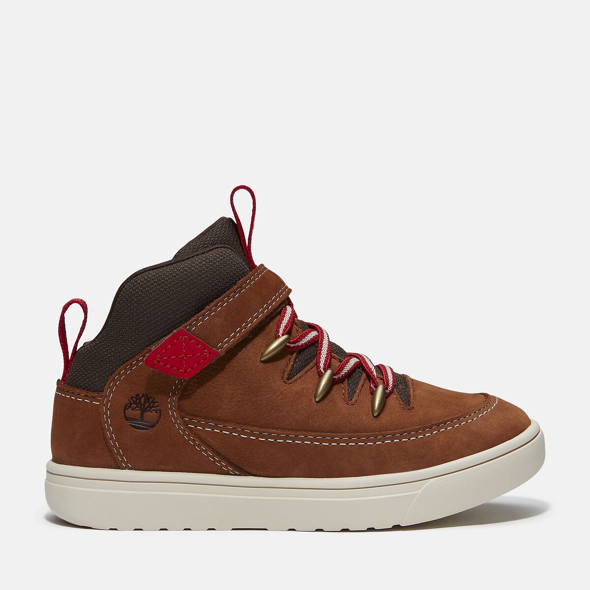 Baskets à lacets élastiqués, LISBON STREET MID LACE marron, TIMBERLAND