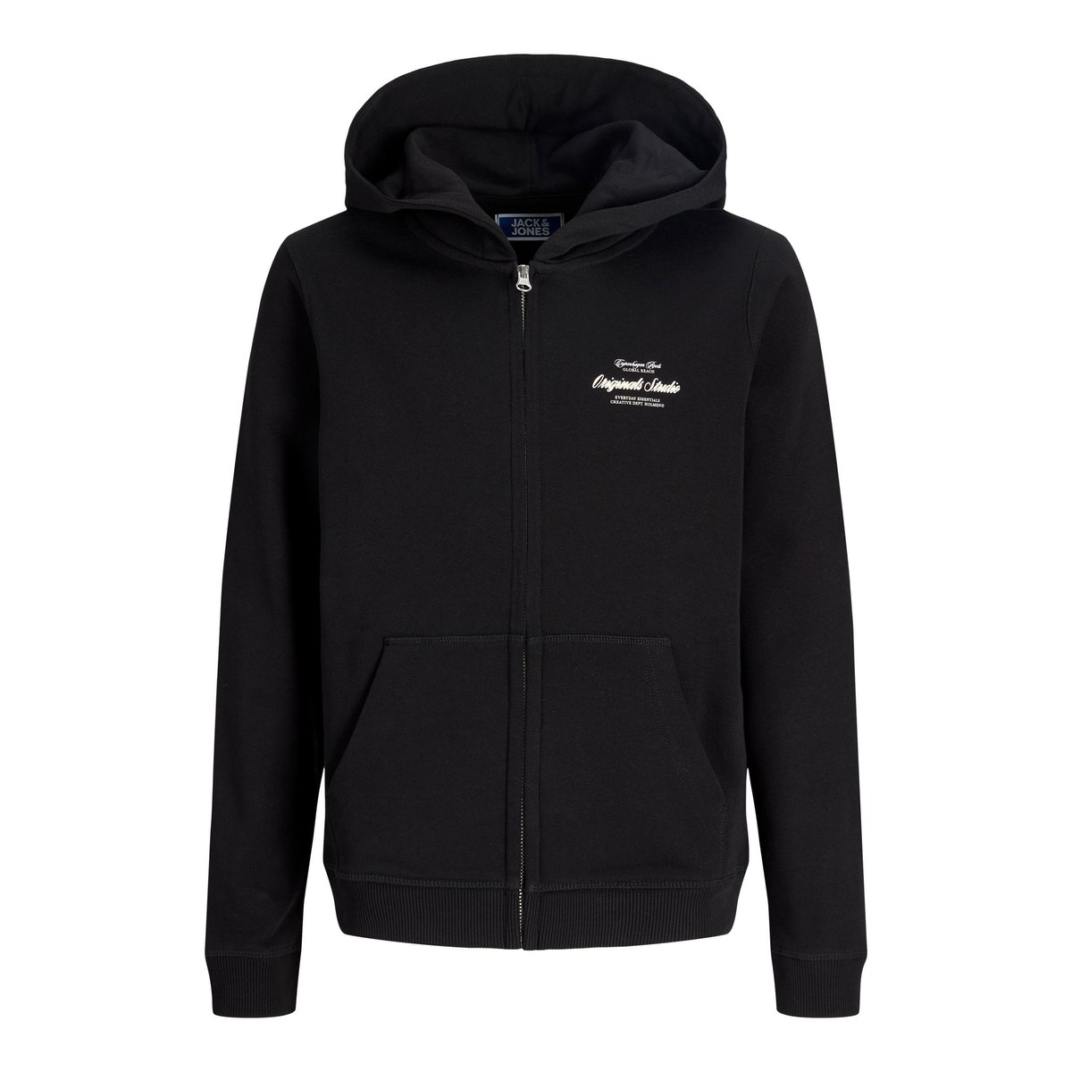 Sweat À Capuche black 1, JACK & JONES JUNIOR