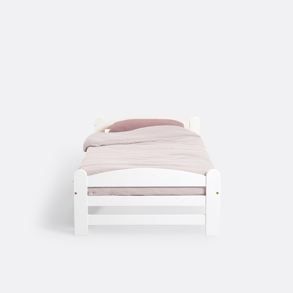 Lit en pin massif avec sommier, Loan blanc, LA REDOUTE INTERIEURS