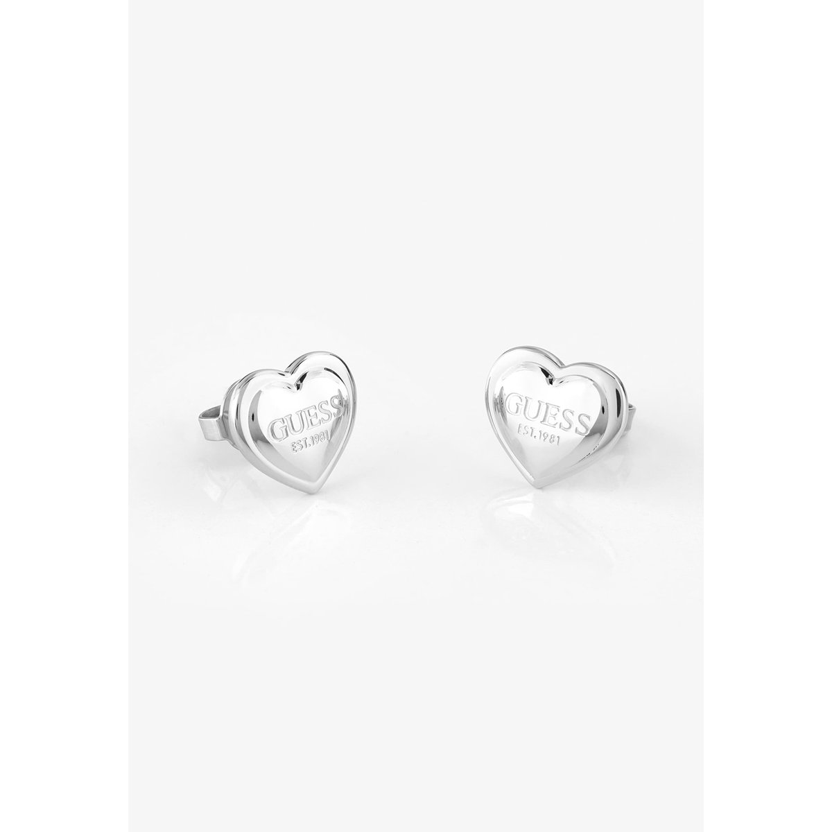 Boucles Doreilles Studs Party argent, GUESS