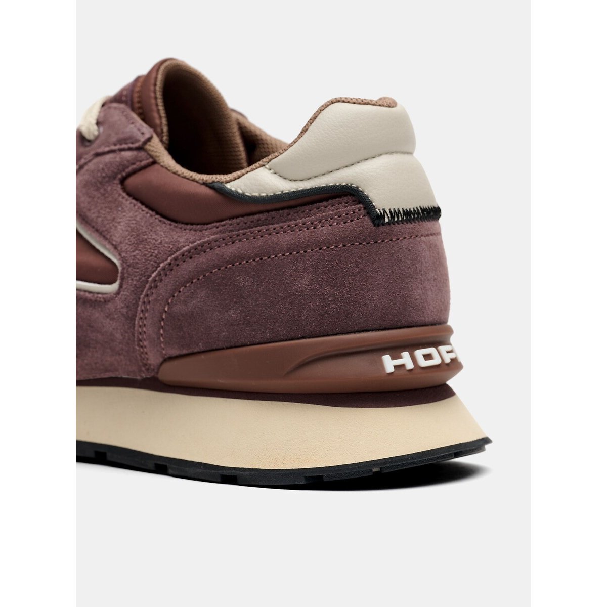 Zapatillas de material mixto CITY AUBERGINE berenjena, HOFF