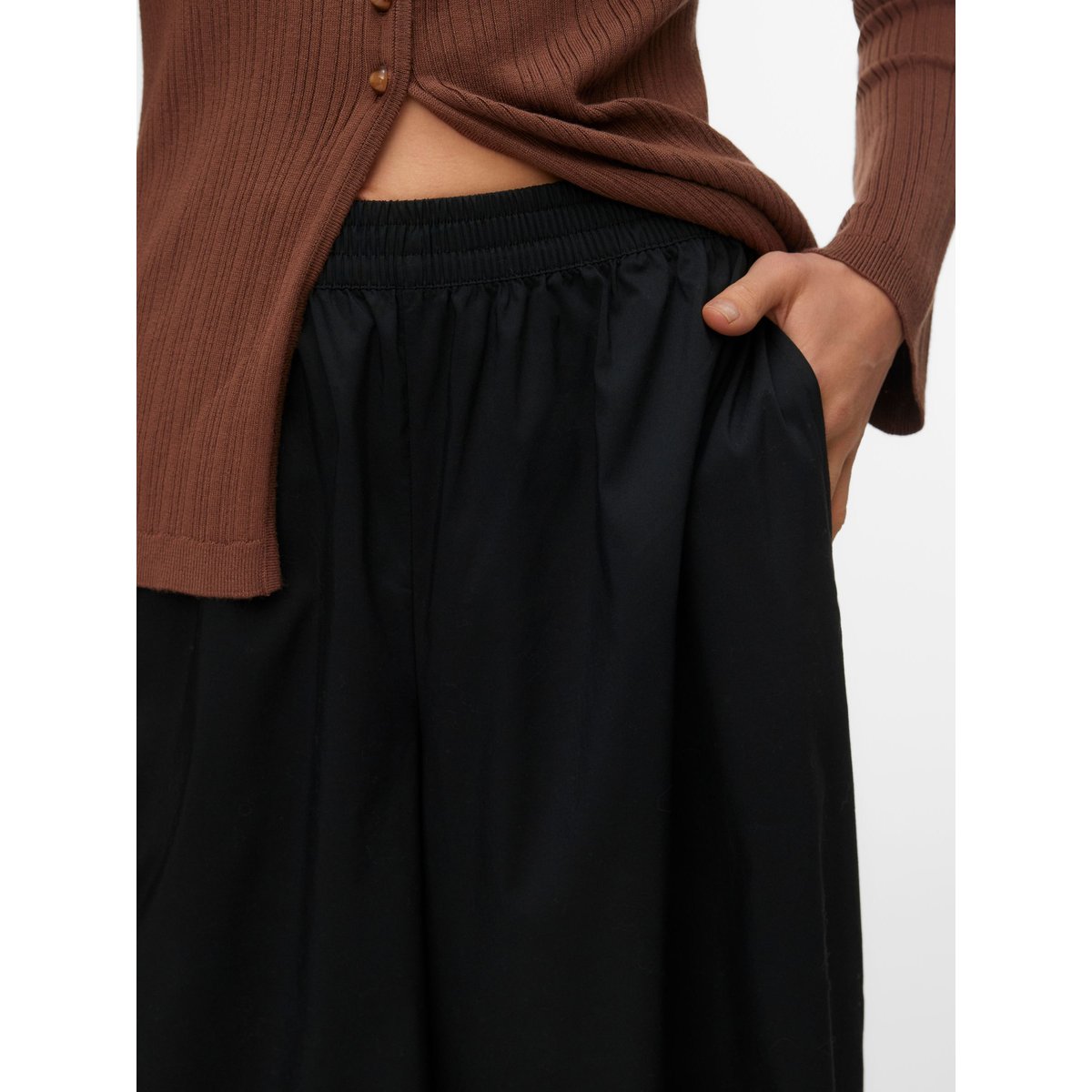 Pantalon À Jambe Large black 1, VERO MODA