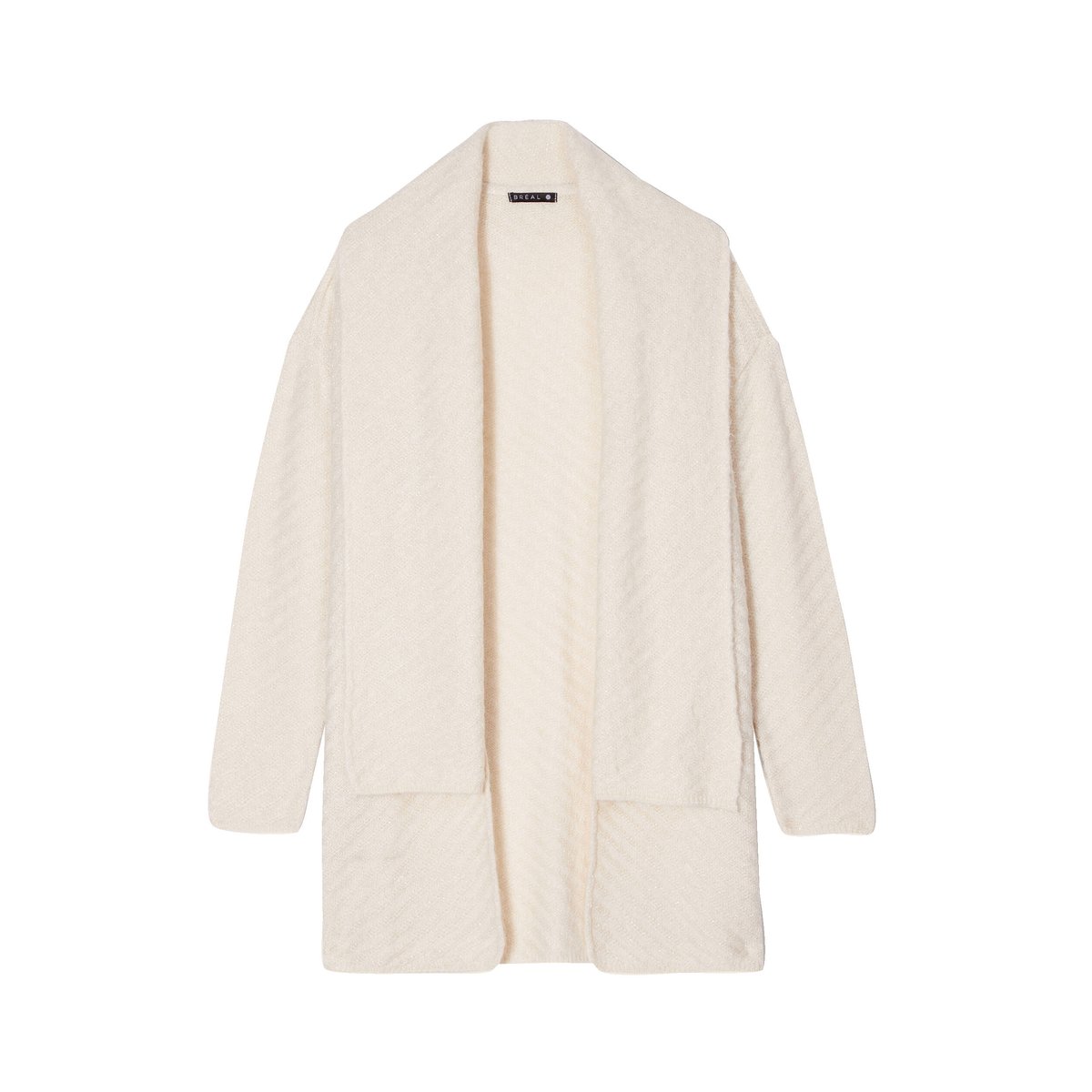 Gilet manches longues creme, BREAL