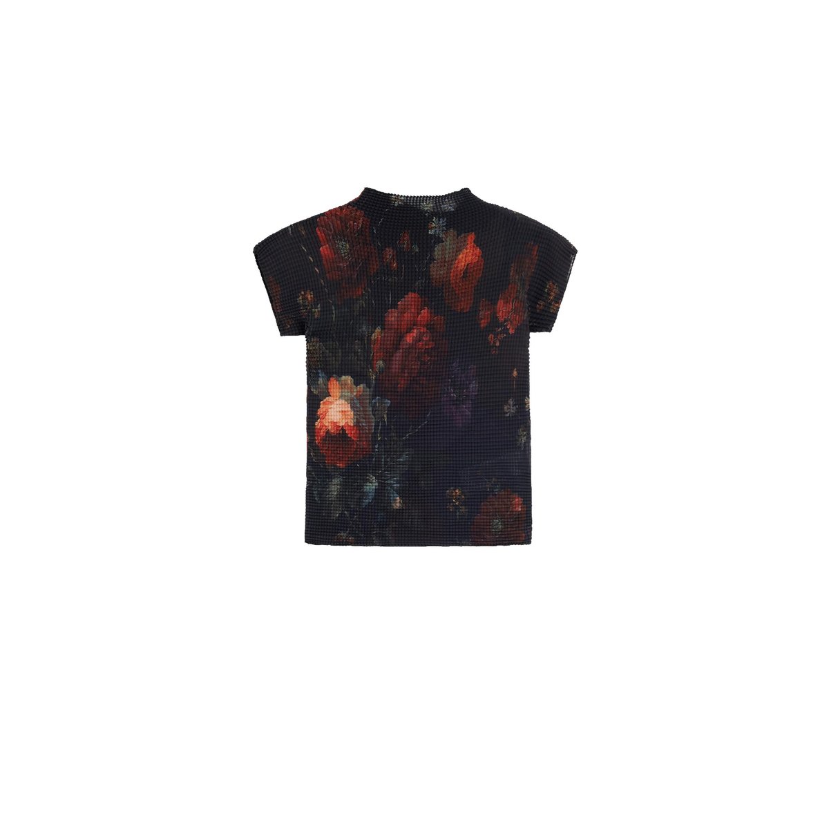 blouse à imprimé fleuri noir, DESIGUAL
