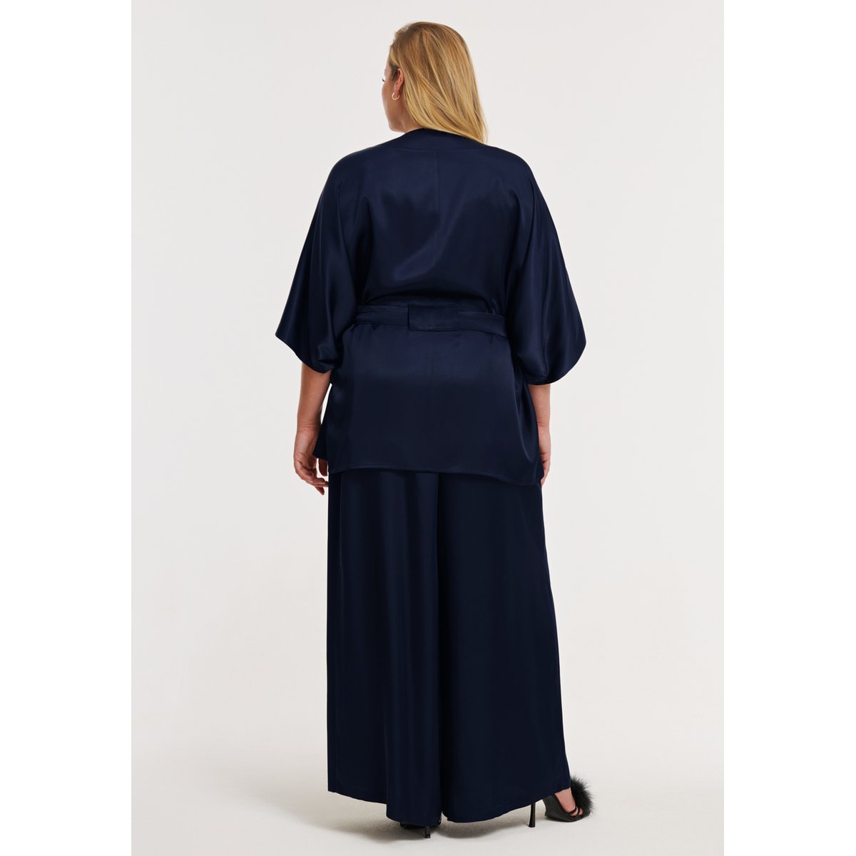 avec manches longues Kimono bleu, YOEK