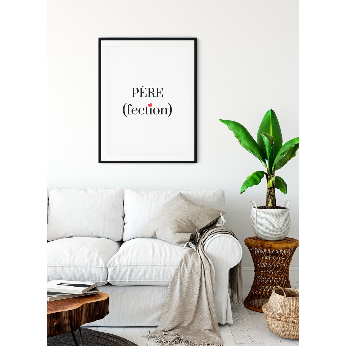 Affiche Père(fection) blanc, L'AFFICHERIE