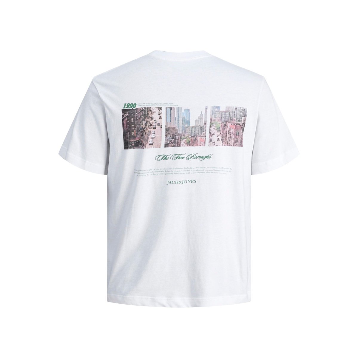 T-Shirt bright white, JACK & JONES