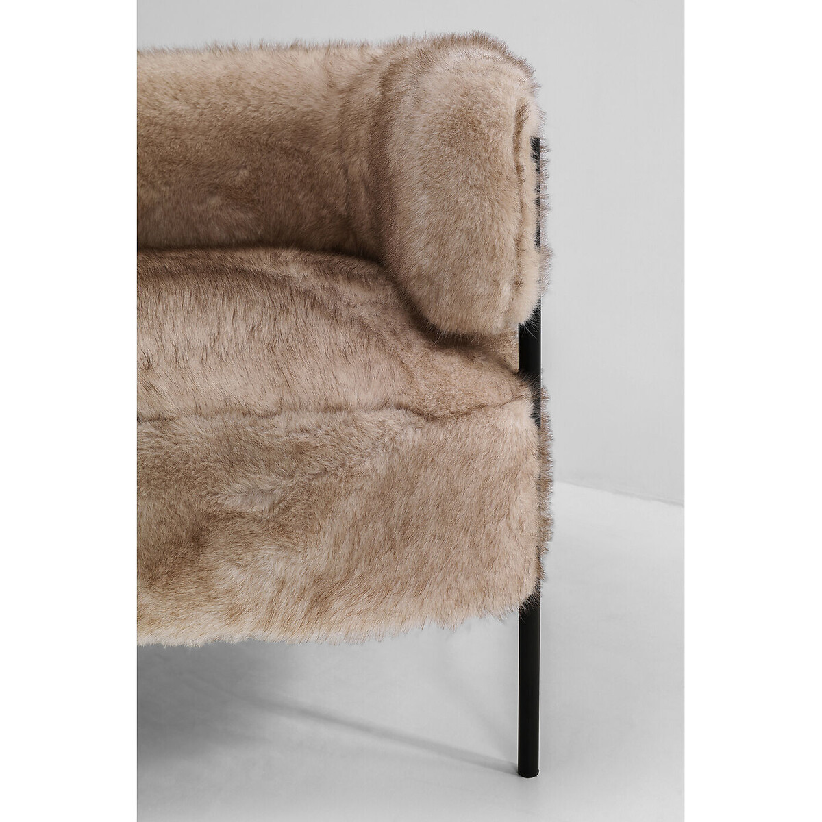 Fauteuil Lilja Soft marron, KARE DESIGN