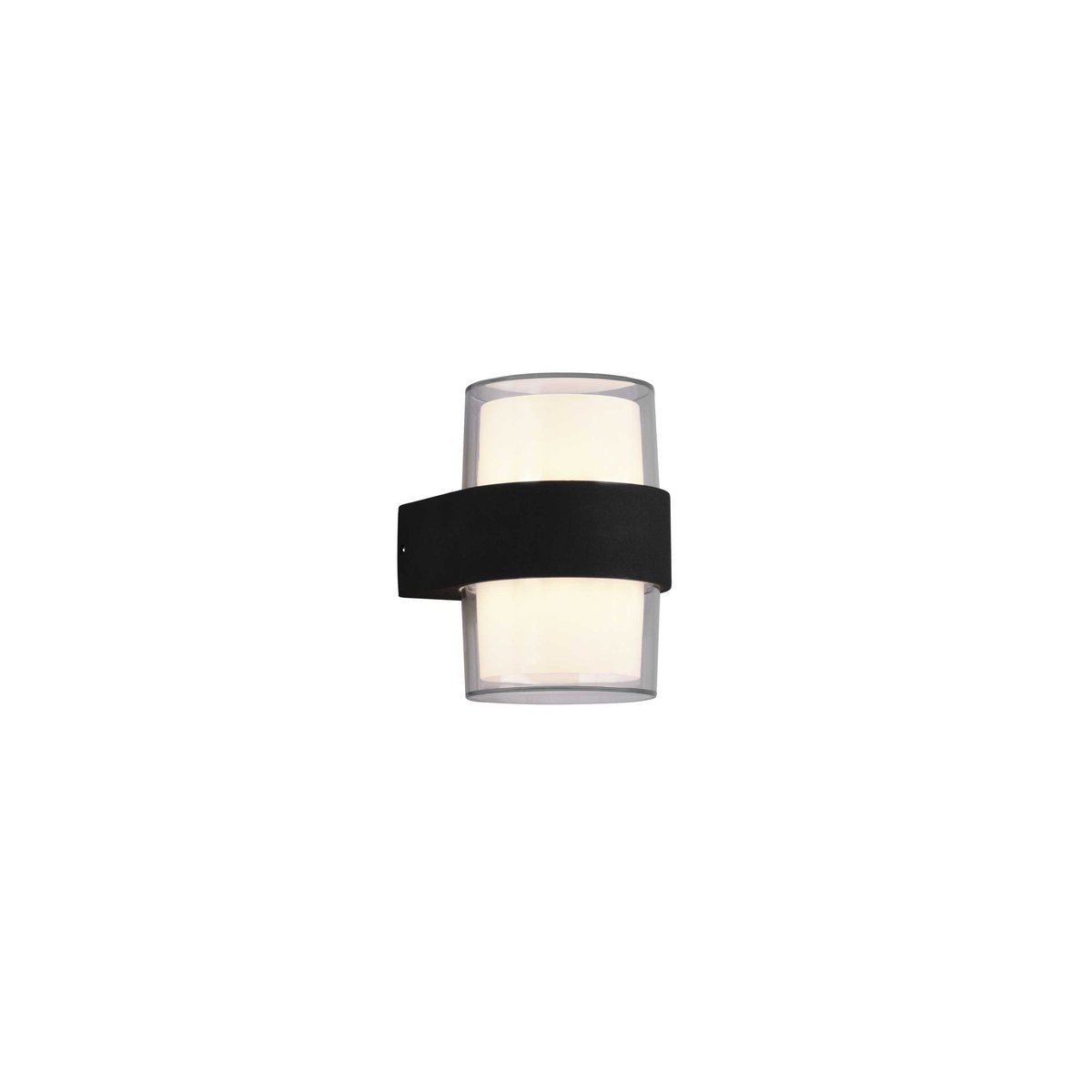 Applique extérieur led Molina rond anthracite, TRIO